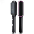 2 in 1 Electric Hair Straightener Curler Heating Styling Comb Straightening Brush - Multicolors 909